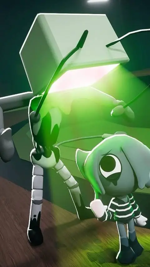 ai character: twinster vee background