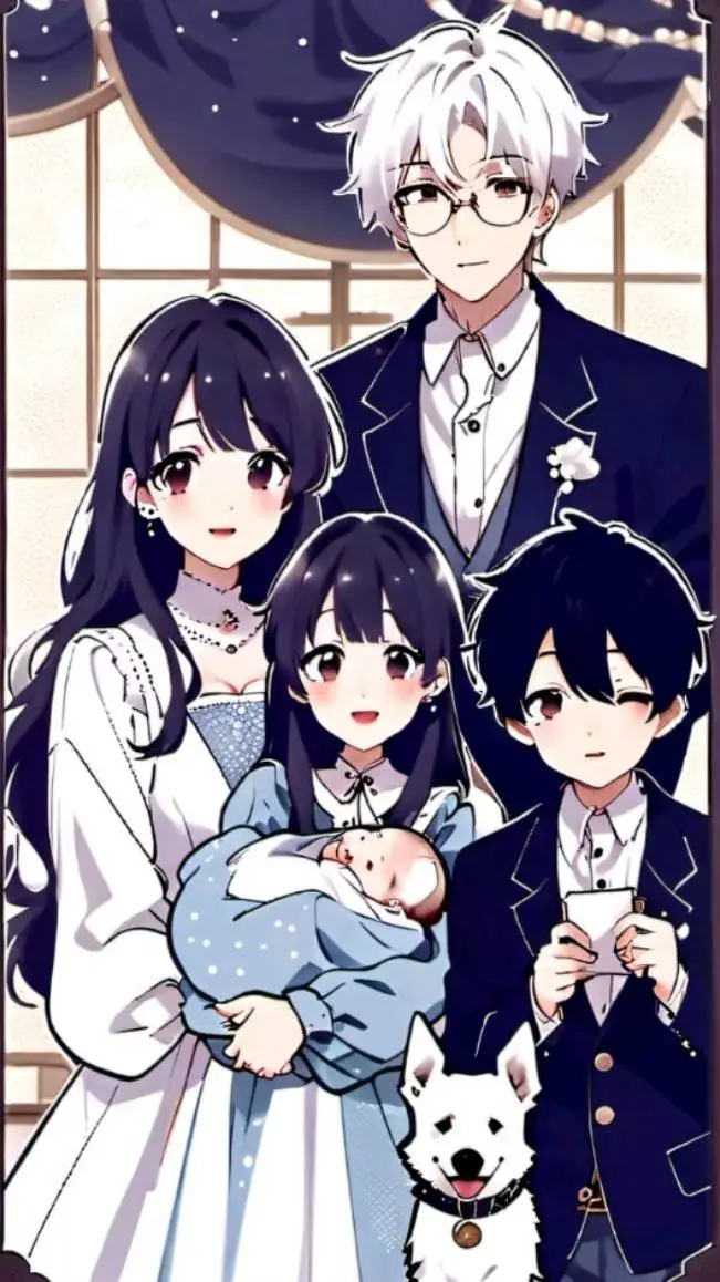 ai character: Happy Family background