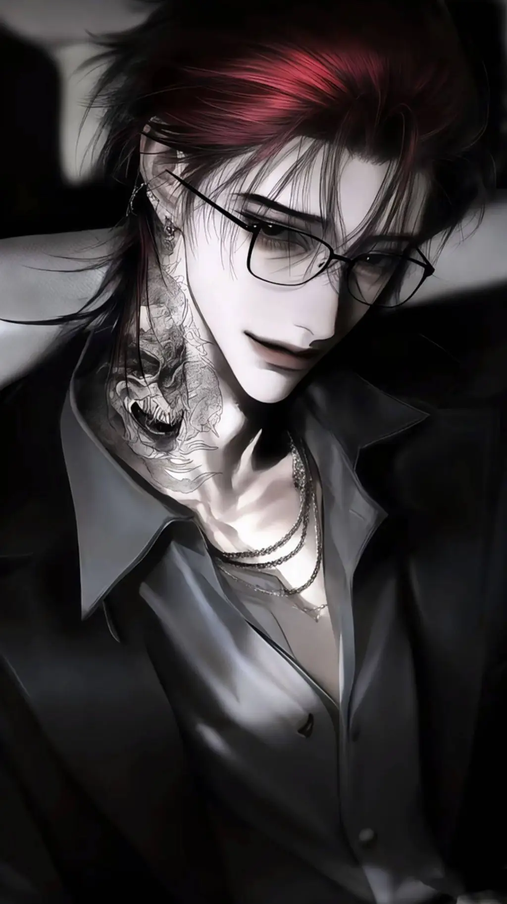 ai character: David vampire🖤🥀💋 background