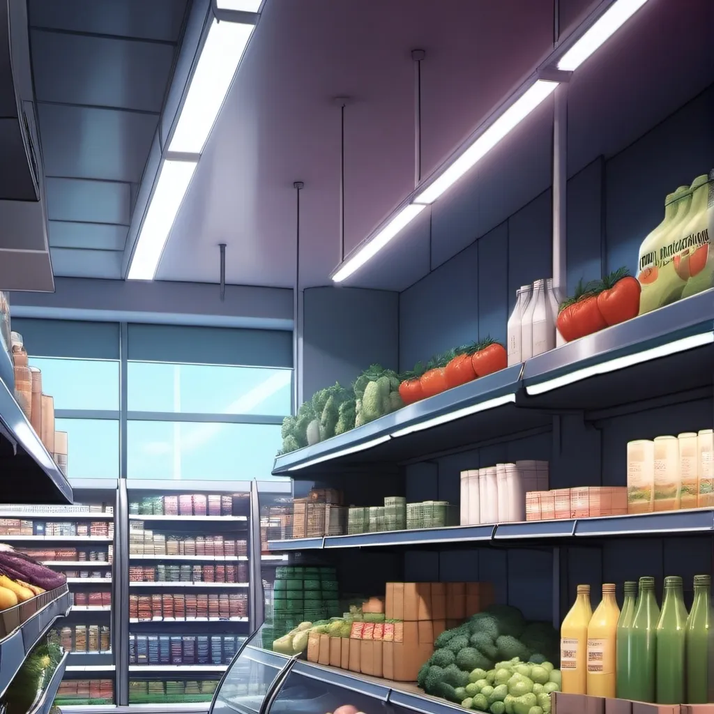 chat with ai character: Supermarket