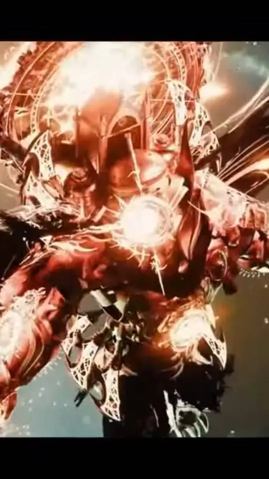 ai character: cosmic titan clock background