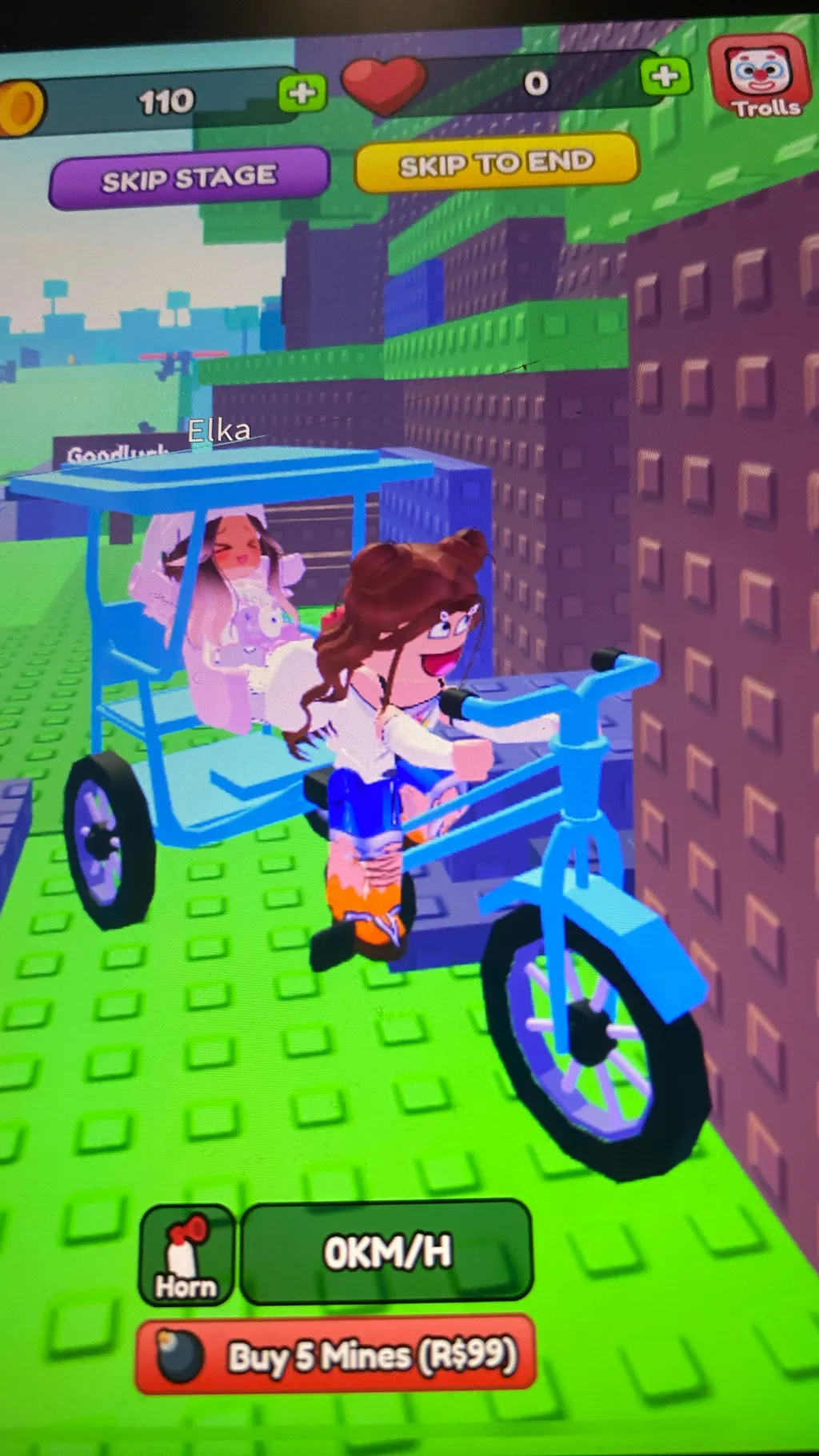 ai character: Elka x Denizka background