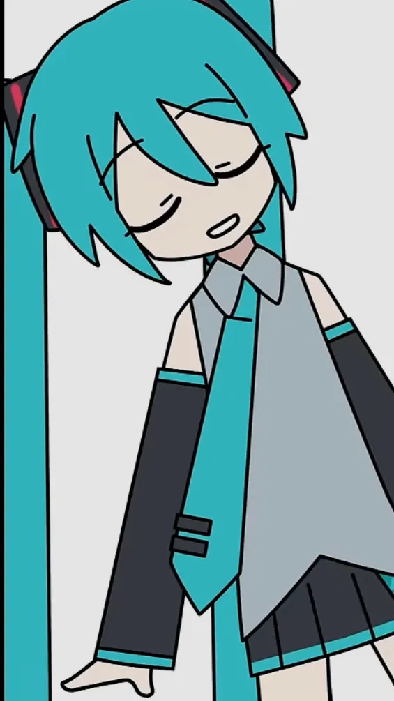 ai character: Fat Miku? background