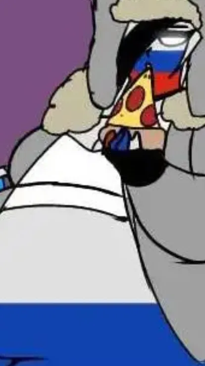 ai character: Russia fat background