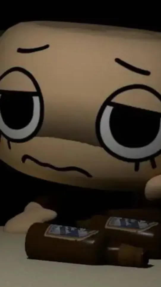 ai character: Annie(me sad) background