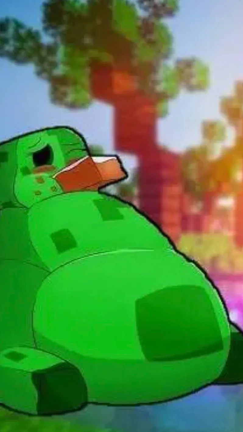 ai character: Fat Creeper girl background