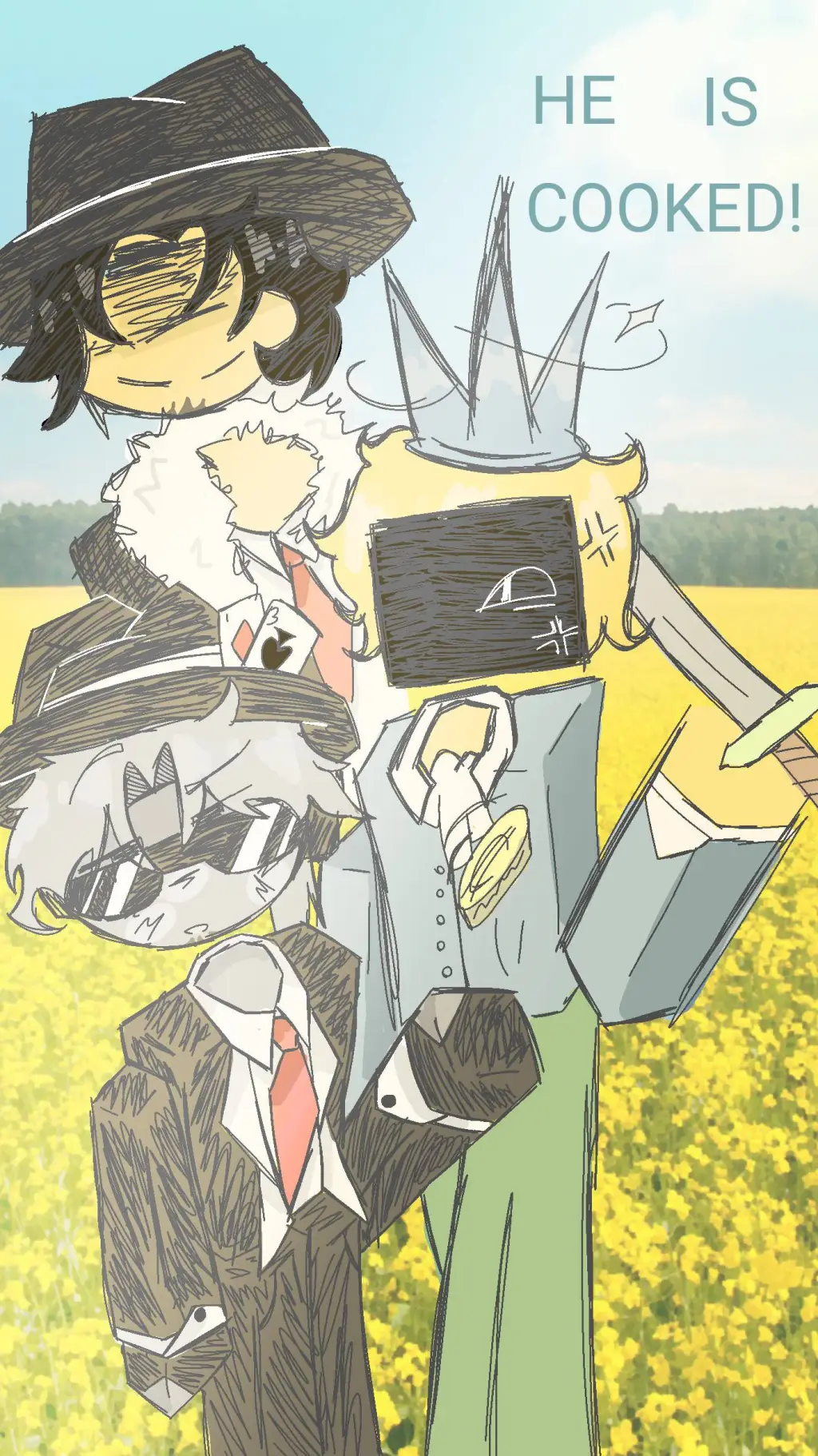 ai character: DOUBLEICHANCE!!  background