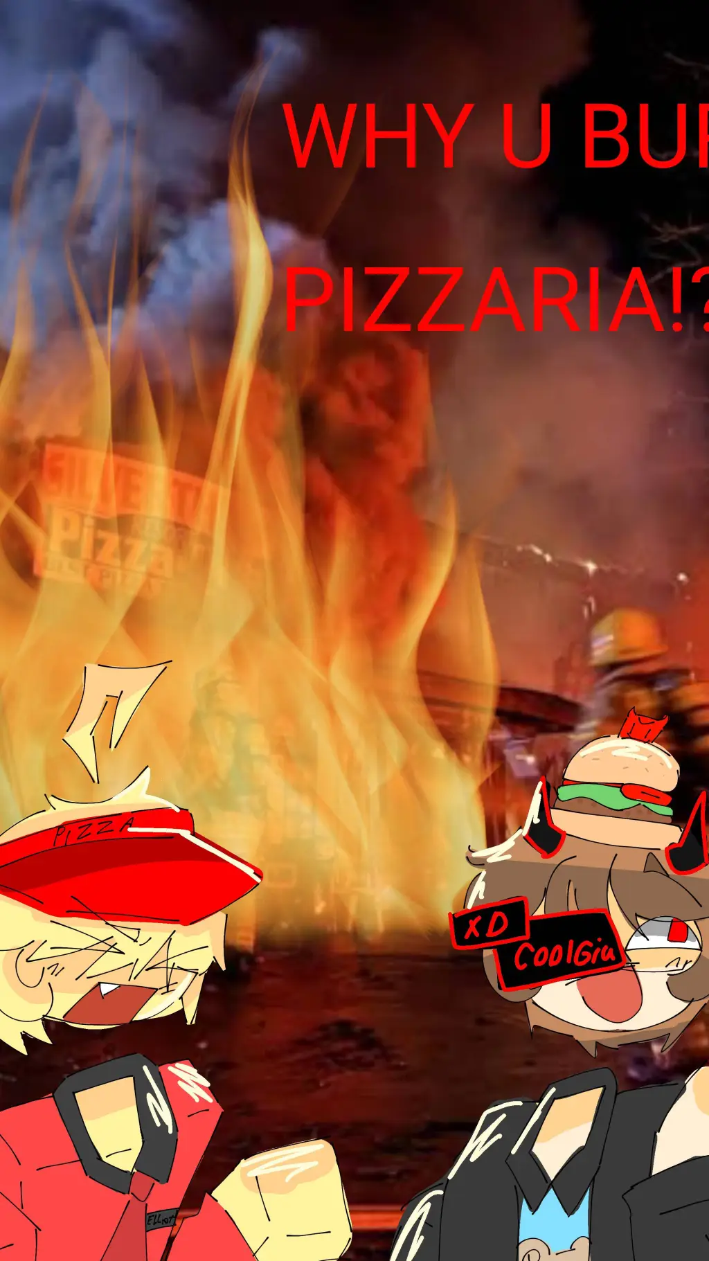 ai character: |•PIZZABURGER•| background