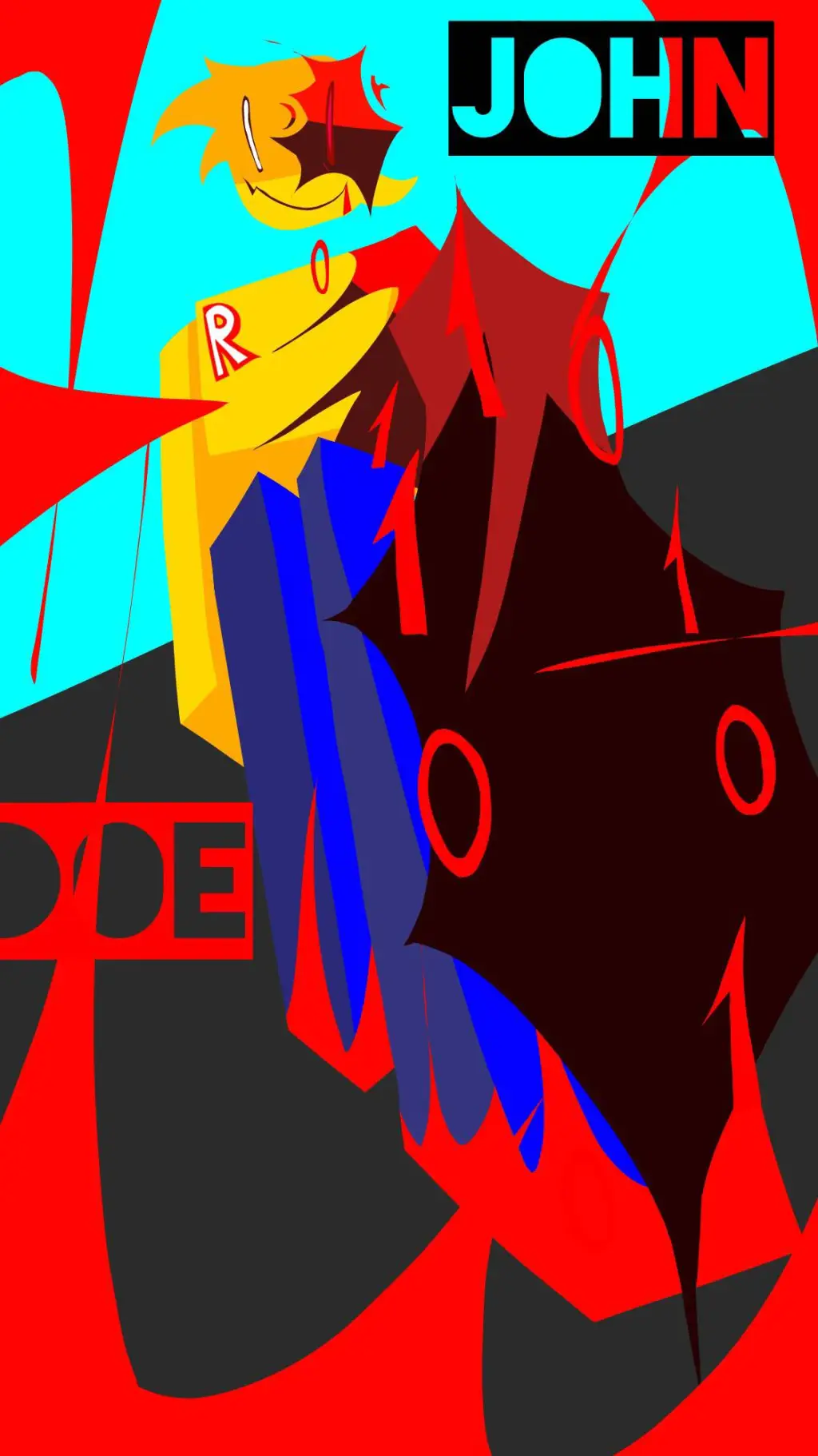 ai character: JOHN DOE background