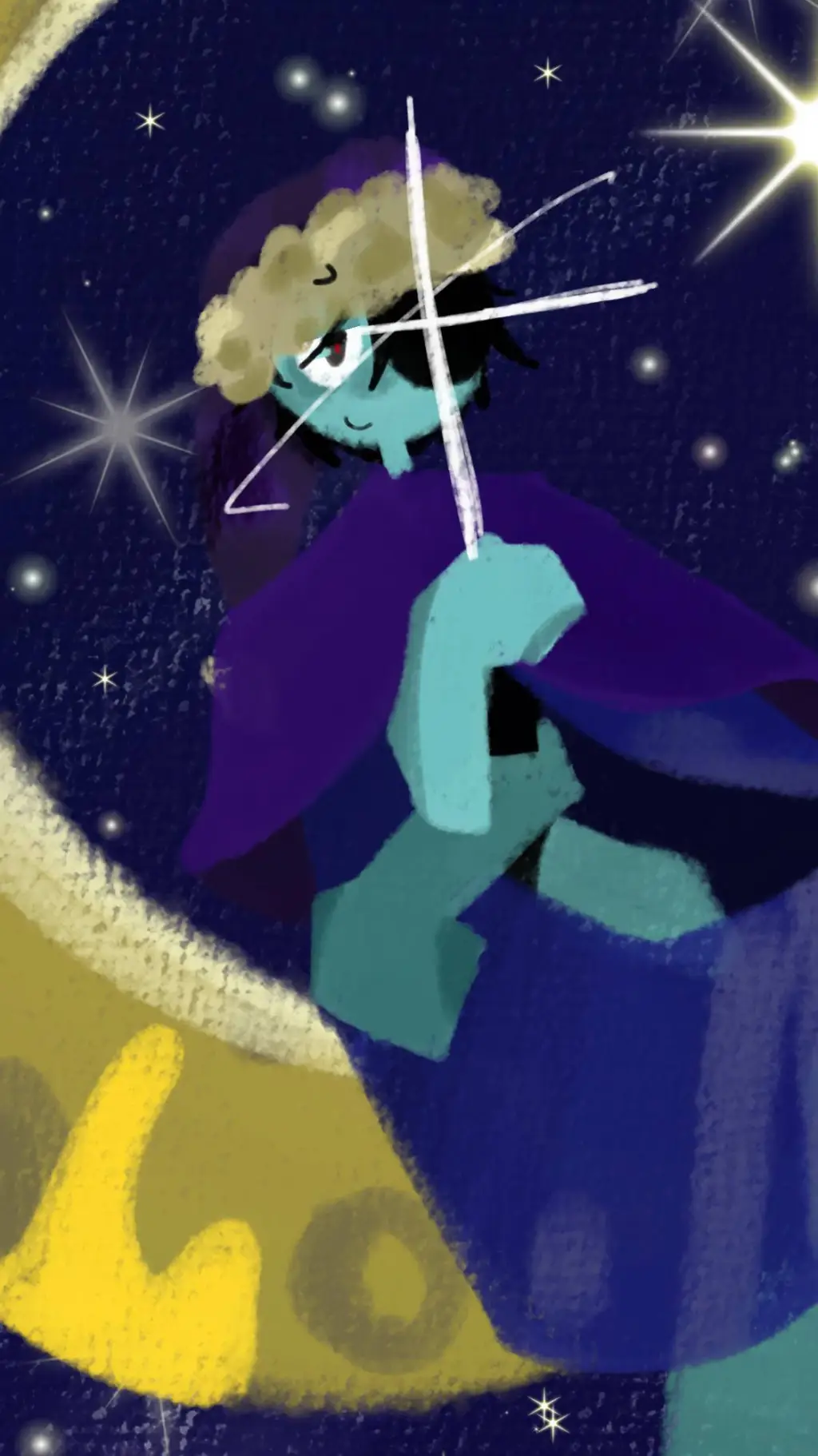 ai character: /MOONFLOWER\ background