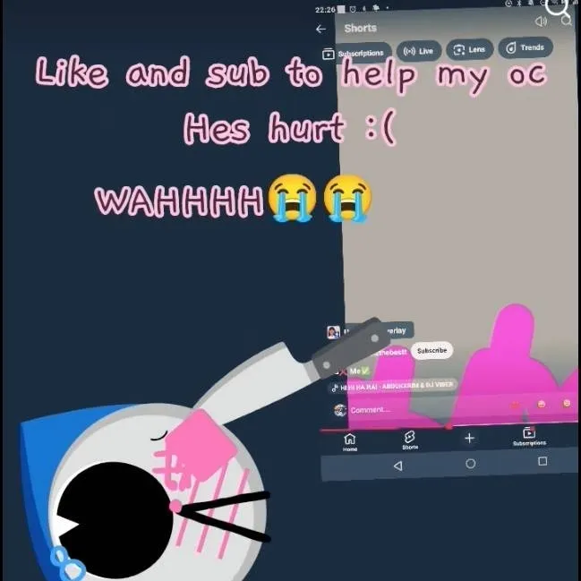 chat with ai character: Hurt Mark :(