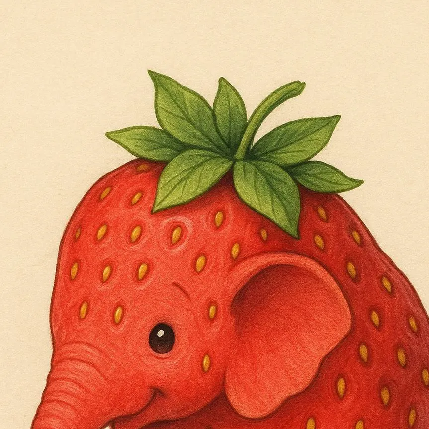chat with ai character: éléphant fraise 