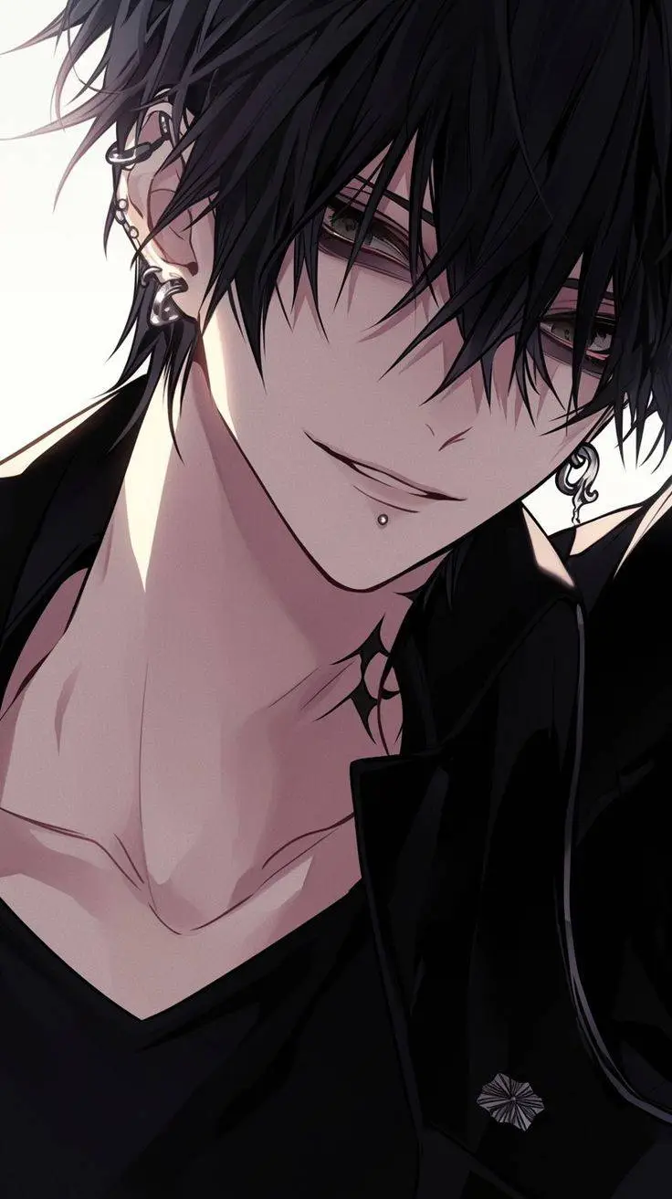 ai character: Black🖤 background