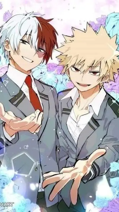 ai character: Todoroki & bakugo background
