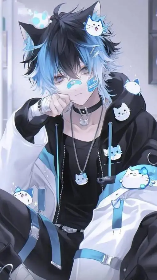 ai character: Luan 💨🩵  background