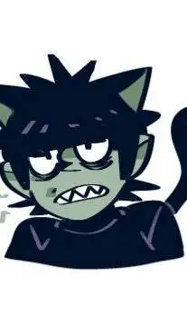 ai character: Murdoc cat🫦🟢 background