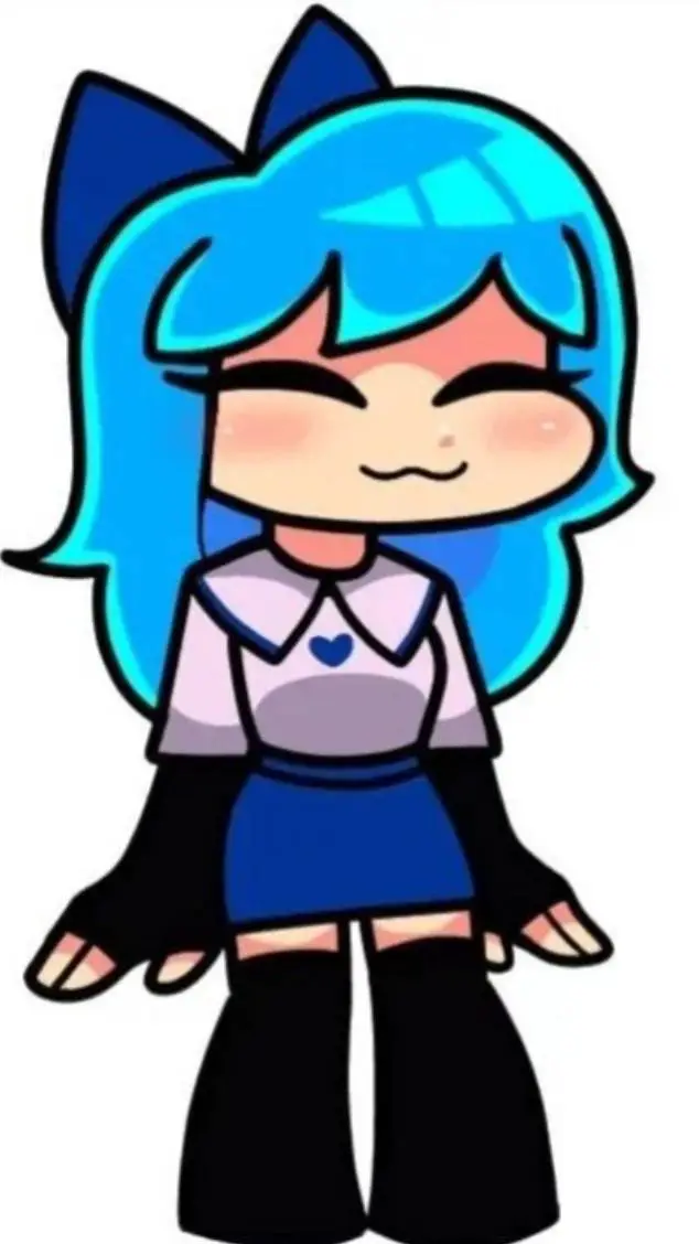 ai character: Sky fnf background