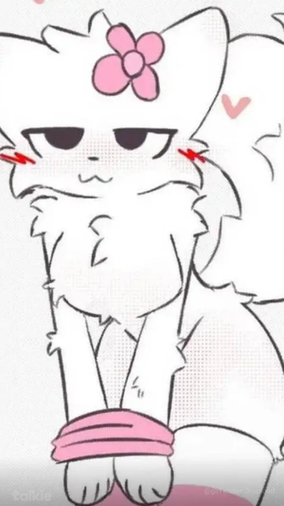 ai character: Calmimg Girlkisser background