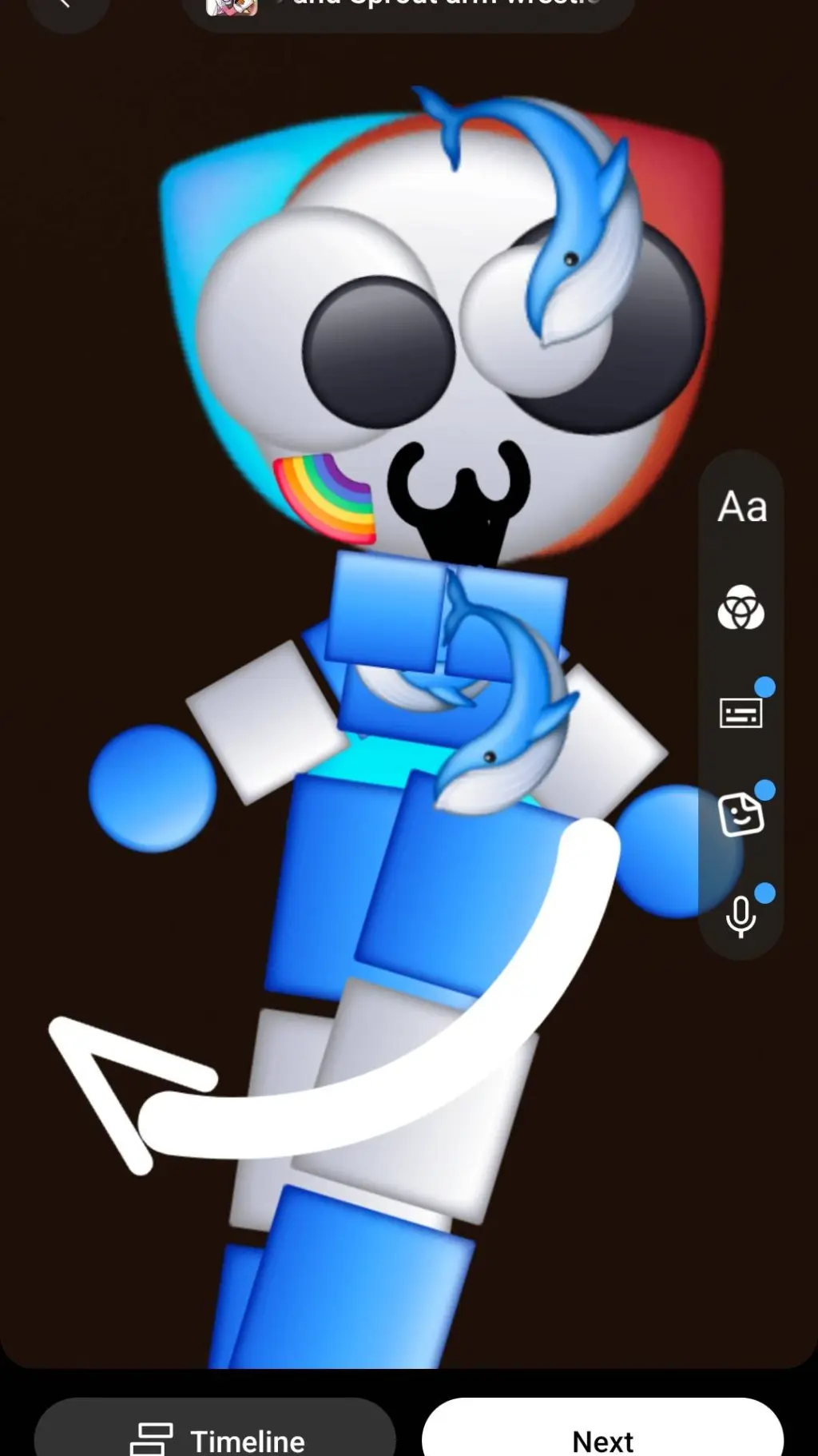 ai character: ice!*my new oc!* background