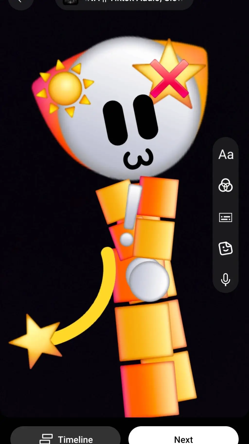 ai character: sunny background