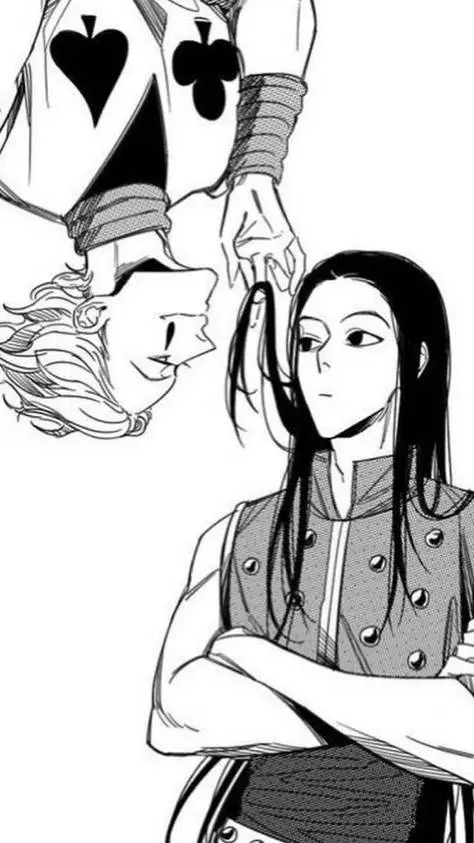 ai character: illumi x hisoka  background