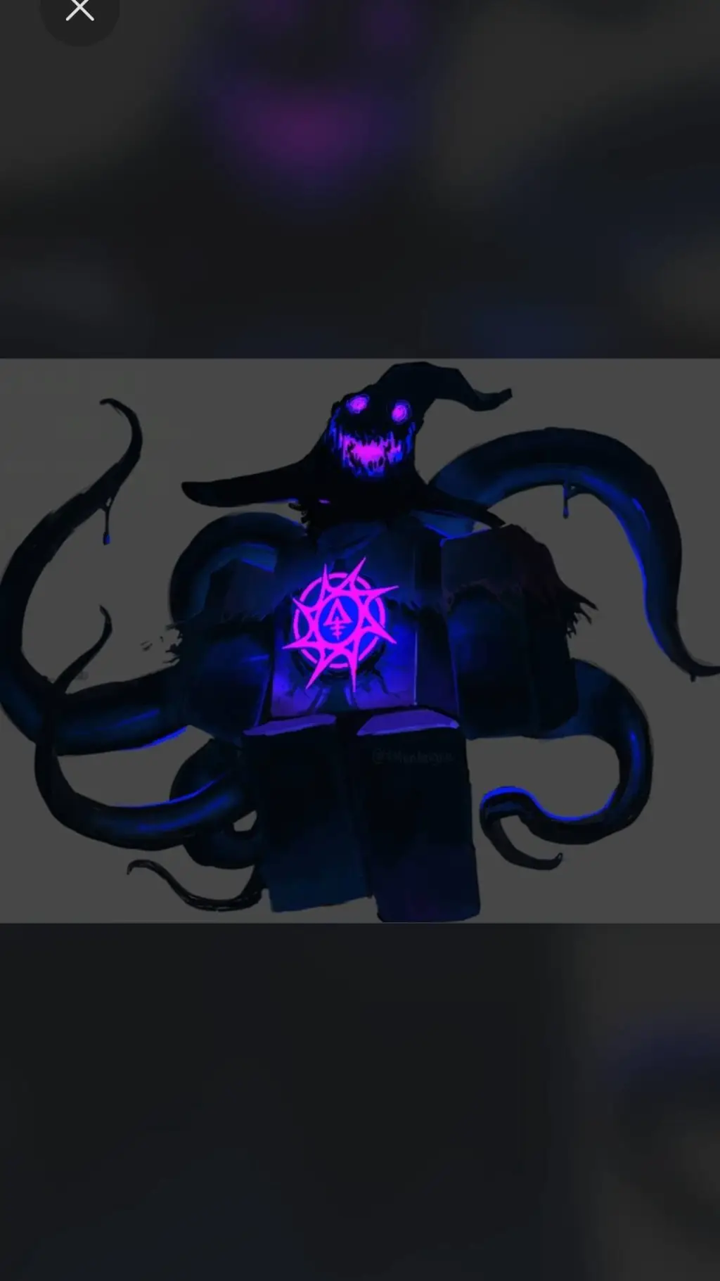 ai character: azure background