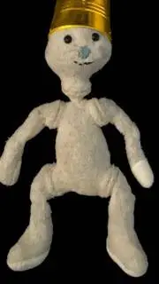 ai character: Golden Buckethead background