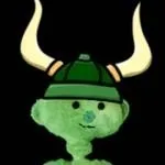 chat with ai character: Green viking