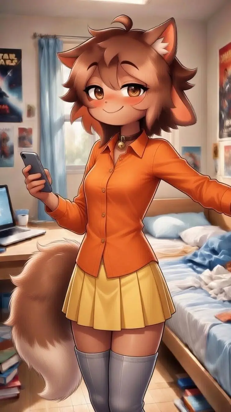 ai character: Tania  background