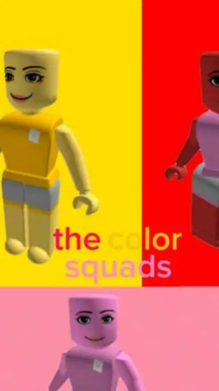 ai character: color squads background