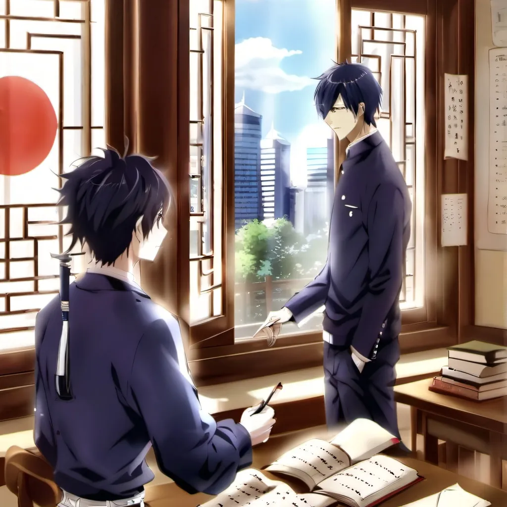 chat with ai character: jujutsu school