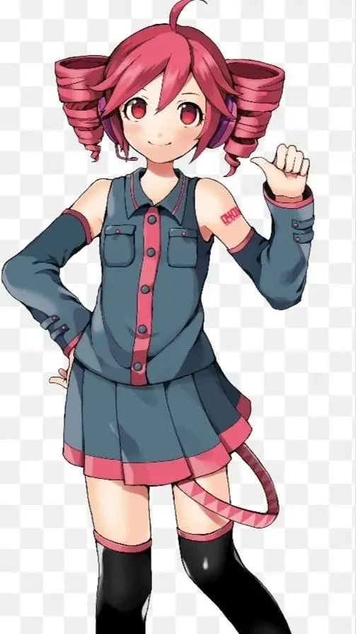 ai character: Kasane teto!  background
