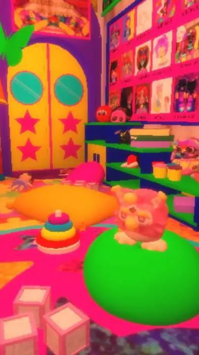 ai character: Jovial playground! background