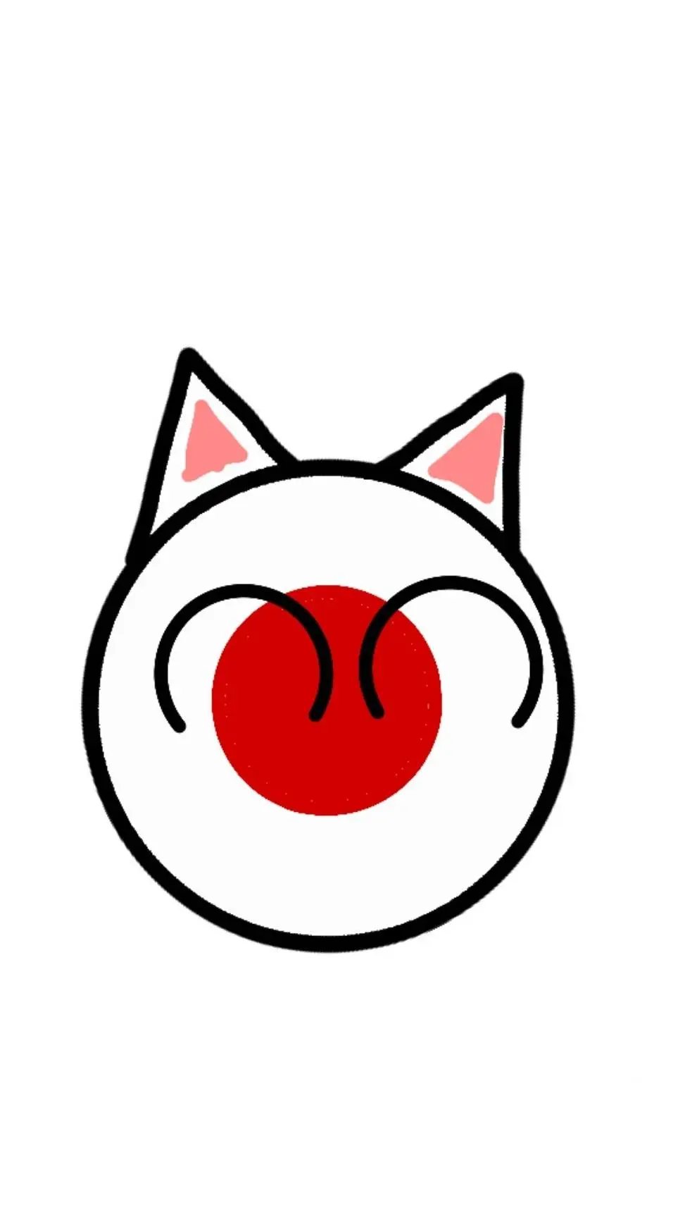 ai character: Japan (Cat) background