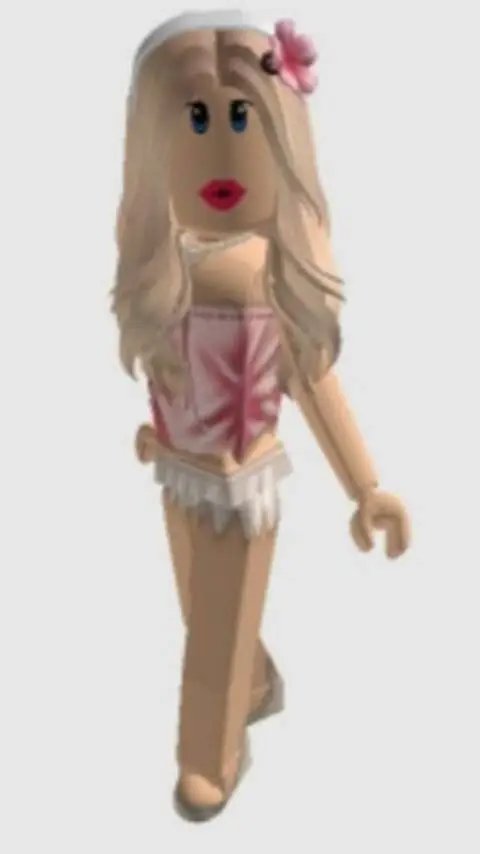 ai character: ROBLOX BARBIE ! background