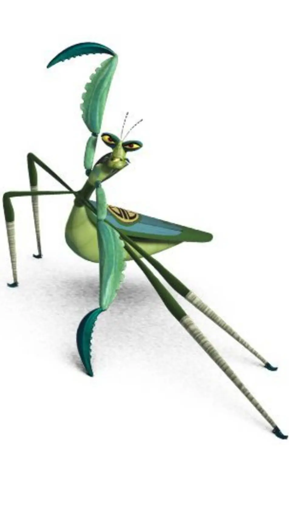 ai character: Maestro mantis background