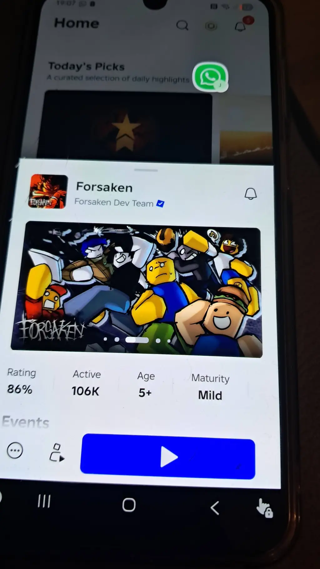 ai character: Forsaken background