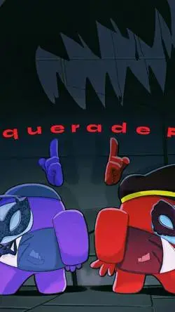 ai character: Masquerade Party background