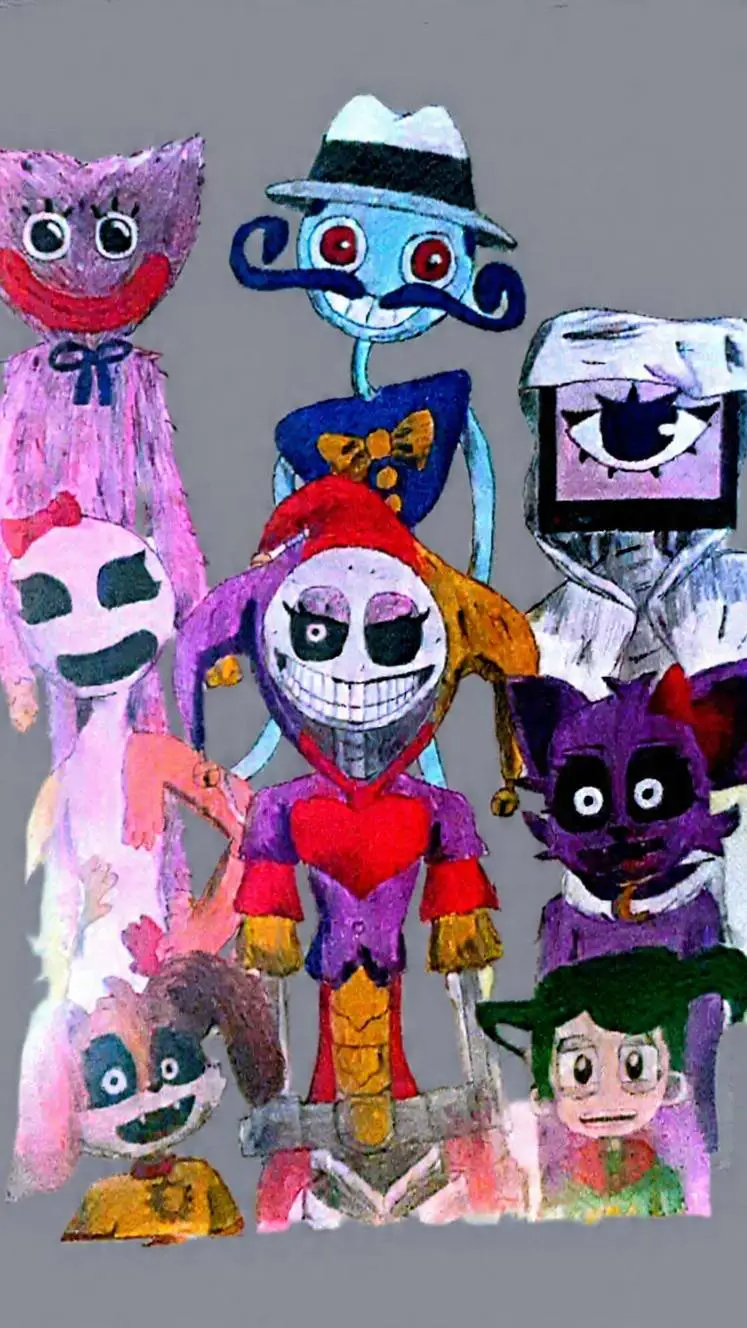 ai character: Poppy playtime  background