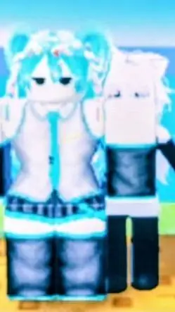 ai character: cat_meow x blue gi background