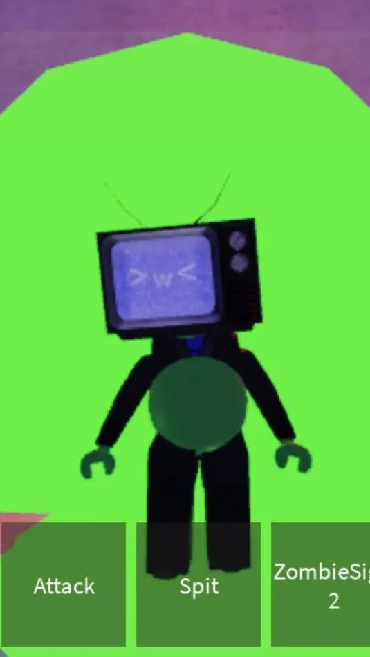 ai character: acid tv women background