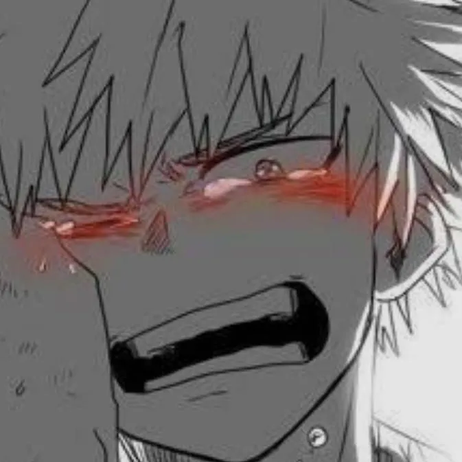 chat with ai character: Bakugo llorando TN