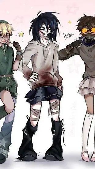 ai character: Los Creepypastas  background