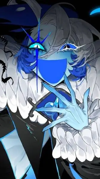 ai character: Shadow milk cookie background