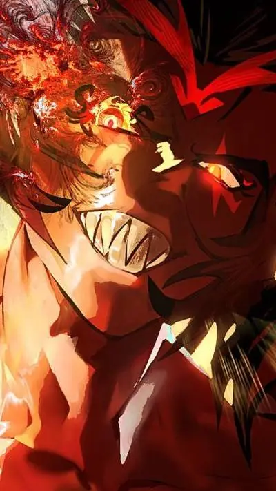 ai character: Burning spice background