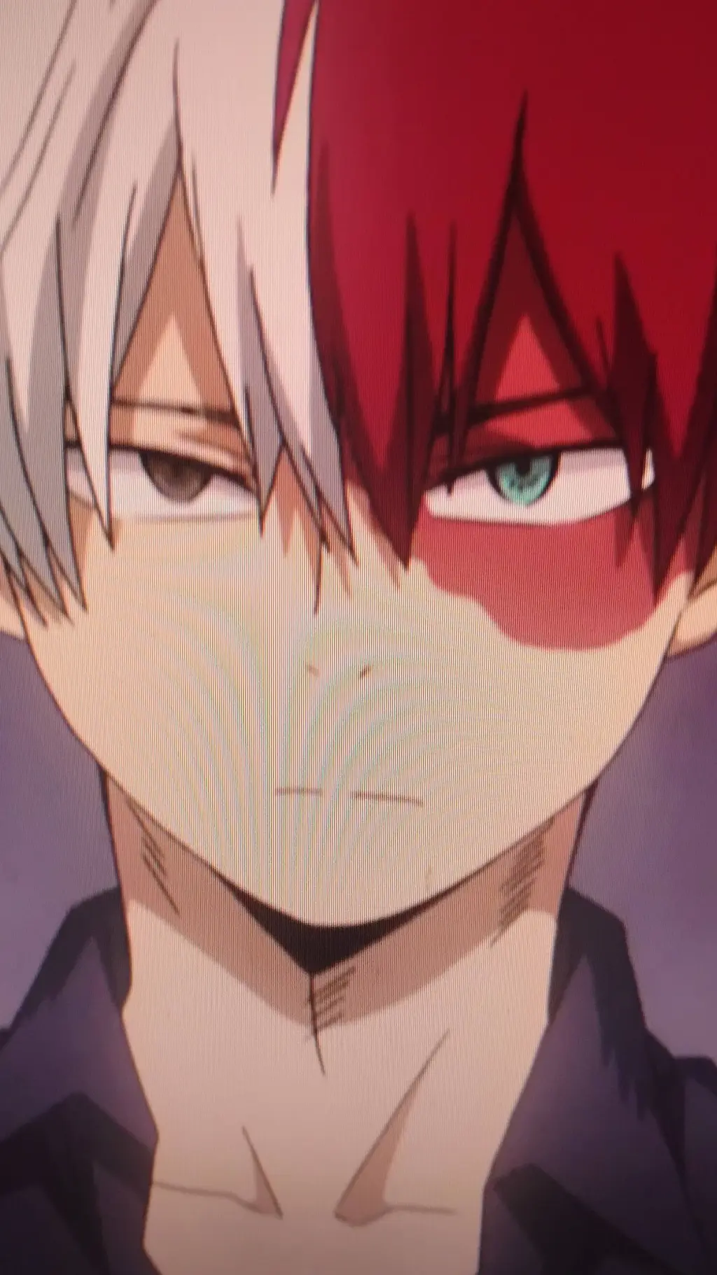 ai character: shoto todoroki  background