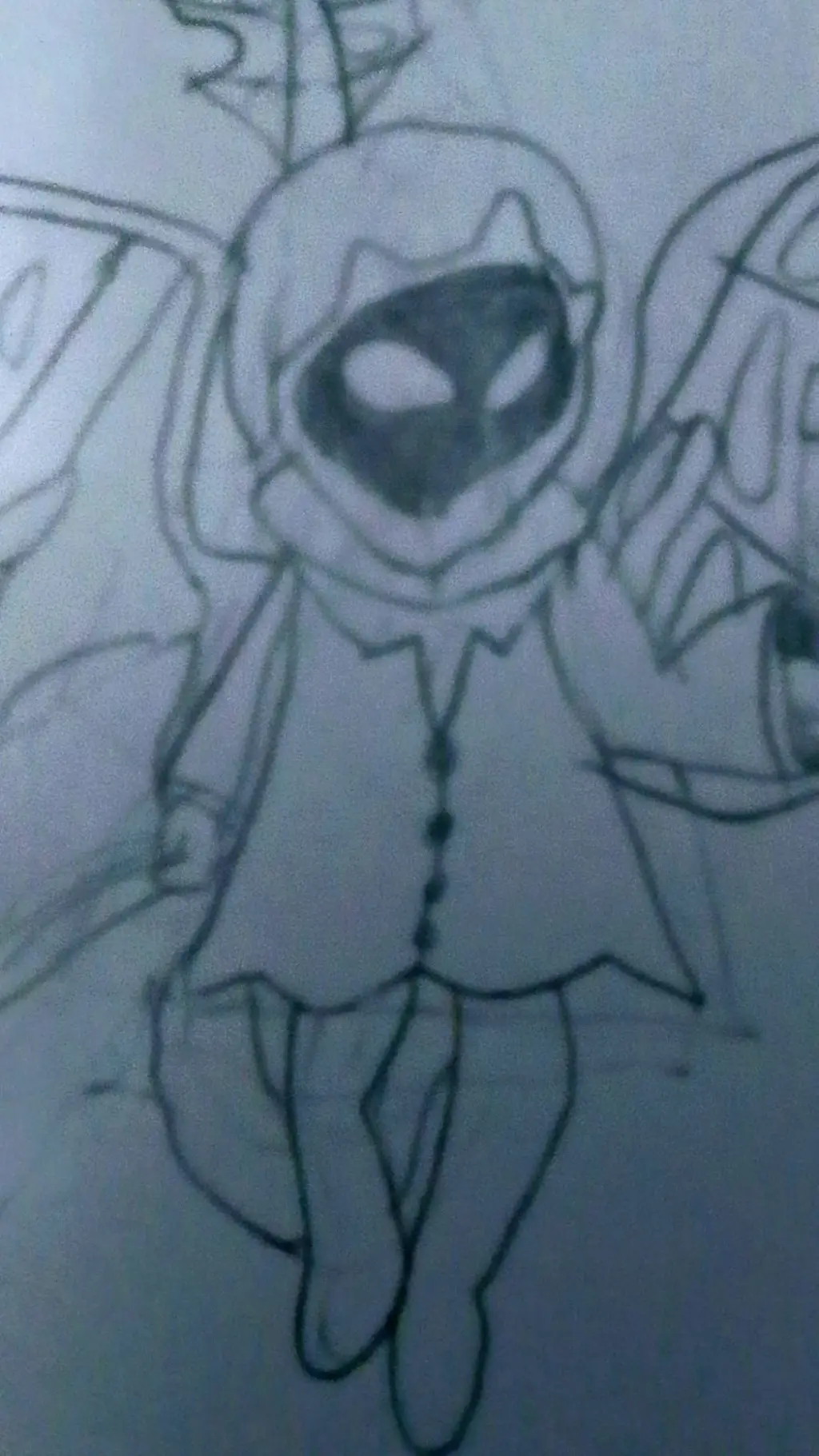 ai character: THE PUPPET KNIGHT. background