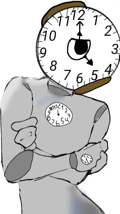 ai character: fun-reloj background
