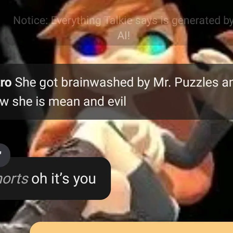 chat with ai character: brainwashed meggy.