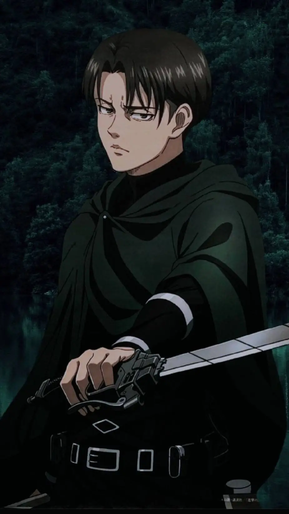 ai character: levi (aot version) background